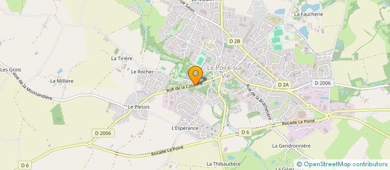 localisation de l'entreprise CONST METALLIQUES CHAUDRONNERIE YONNAISE à LE POIRE-SUR-VIE