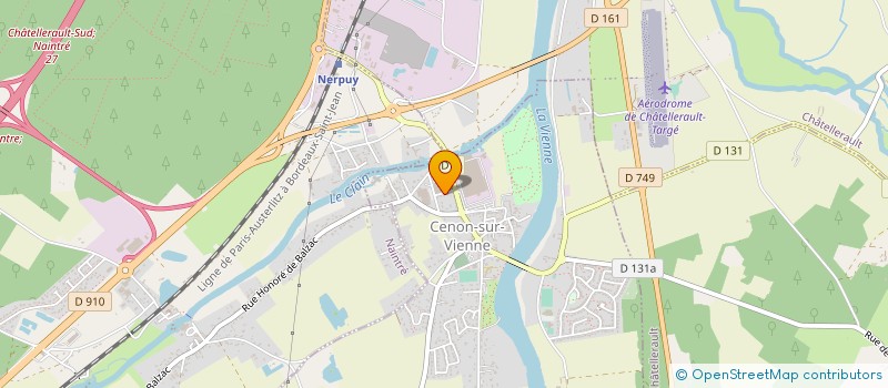 localisation de l'entreprise CONST NAVALE CHAUDRONNERIE HAUT POITOU à CENON-SUR-VIENNE