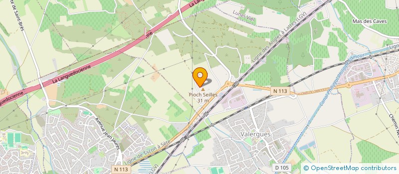 localisation de l'entreprise CONST RENOV DU LANGUEDOC  VALERGUES