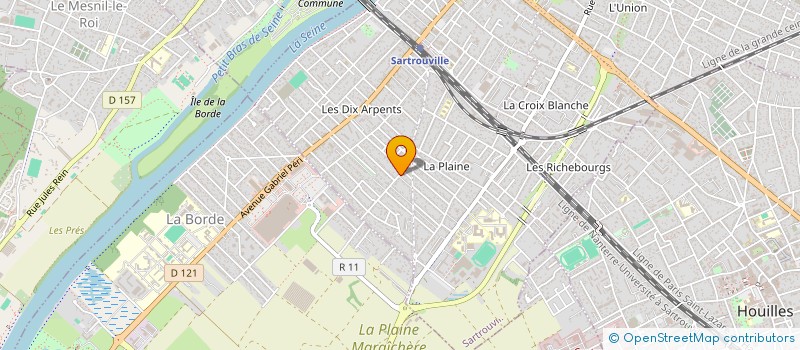 localisation de l'entreprise CONSTANCE 3000  SARTROUVILLE