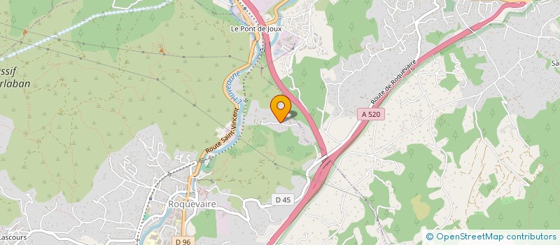 localisation de l'entreprise CONSTANCE  ROQUEVAIRE