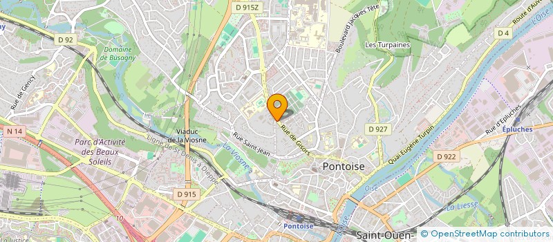 localisation de l'entreprise CONSTANCE  PONTOISE