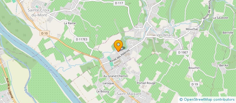 localisation de l'entreprise CONSTANCE  VERDELAIS