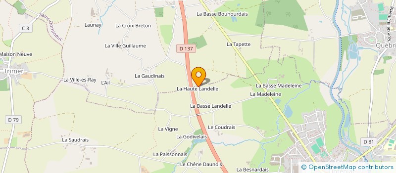 localisation de l'entreprise CONSTANCE  TINTENIAC