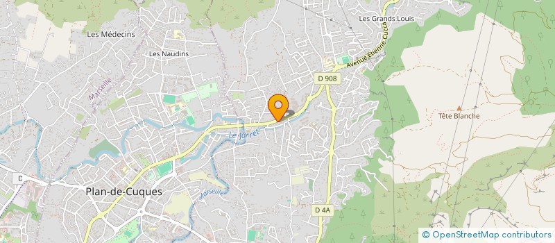 localisation de l'entreprise CONSTANCE  ALLAUCH