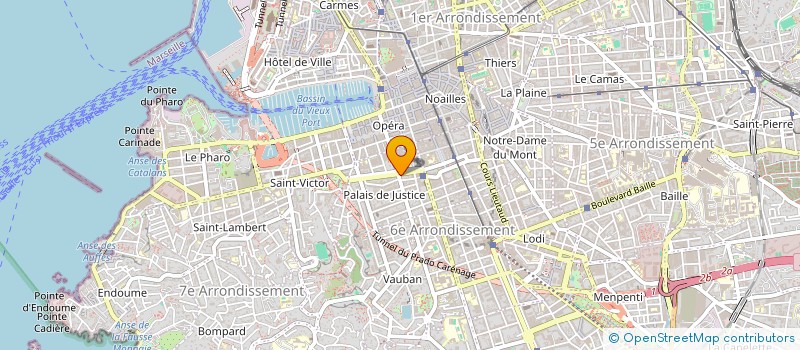 localisation de l'entreprise CONSTANCE AVOCATS  MARSEILLE