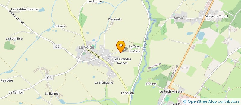 localisation de l'entreprise CONSTANCE BARBEREAU à LYS-HAUT-LAYON