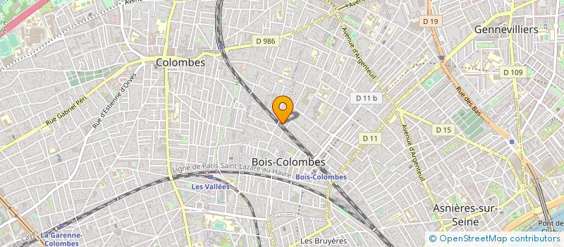 localisation de l'entreprise CONSTANCE BORNETTE SARL à BOIS-COLOMBES