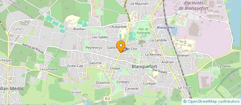 localisation de l'entreprise CONSTANCE CAZAILLET NOTAIRE à BLANQUEFORT
