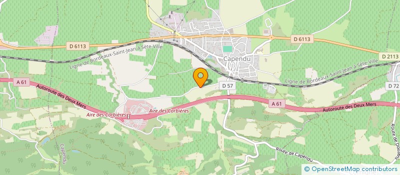 localisation de l'entreprise CONSTANCE DGC  CAPENDU