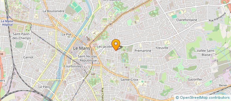 localisation de l'entreprise CONSTANCE ET LEONARD à LE MANS