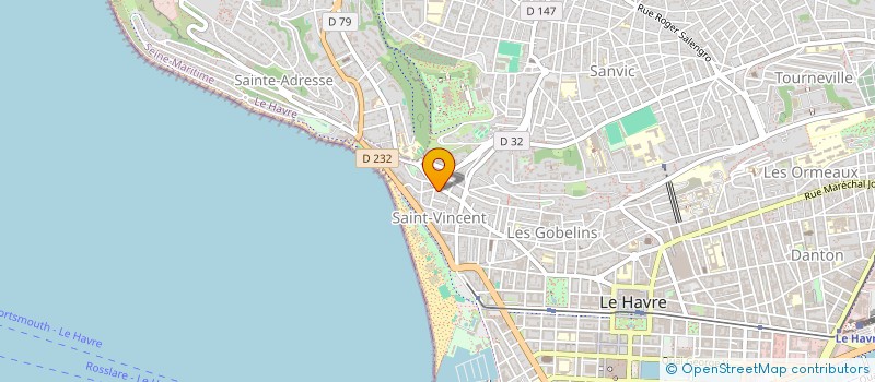 localisation de l'entreprise CONSTANCE IMMO à LE HAVRE