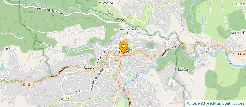 localisation de l'entreprise CONSTANCE TRAITEUR TRADITIONNEL  PRIVAS