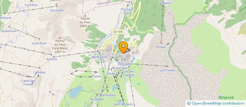 localisation de l'entreprise CONSTANT  BOURG-SAINT-MAURICE