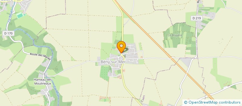 localisation de l'entreprise CONSTANT  BENY-SUR-MER