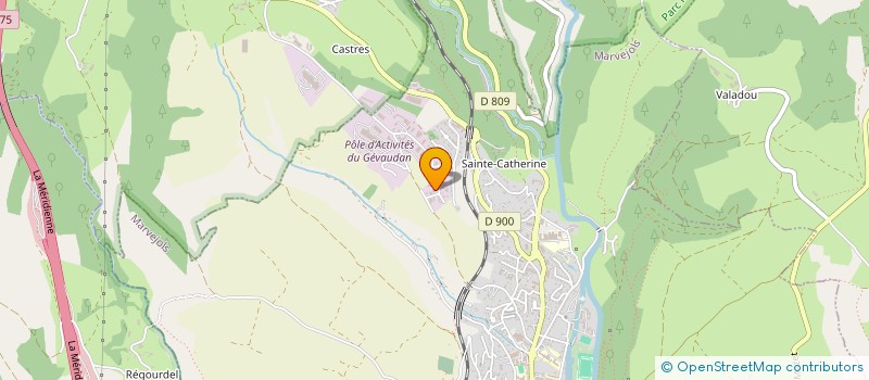 localisation de l'entreprise CONSTANT AUTOCARS  RODEZ