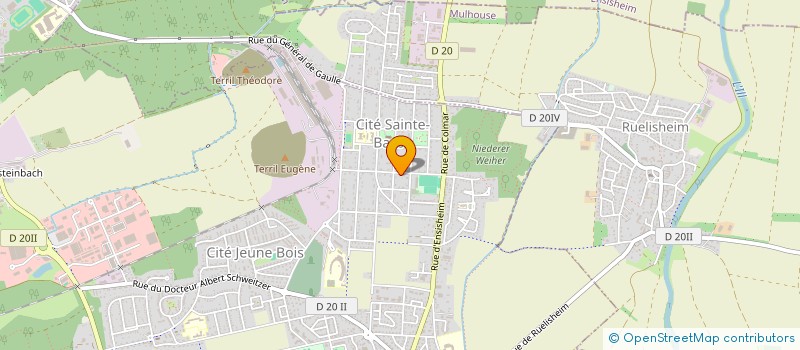 localisation de l'entreprise CONSTANT CONSEILS ET FINANCES  WITTENHEIM