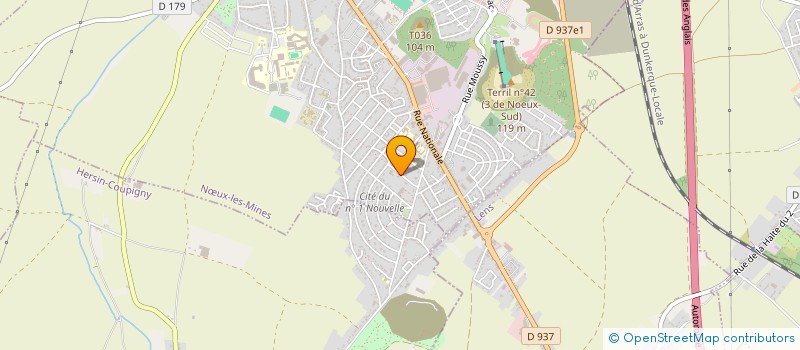 localisation de l'entreprise CONSTANT DARRAS  NUX-LES-MINES