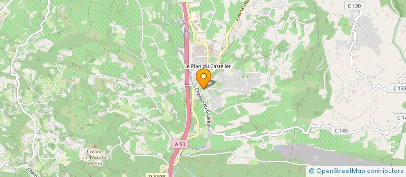localisation de l'entreprise CONSTANT FRERES à LE CASTELLET