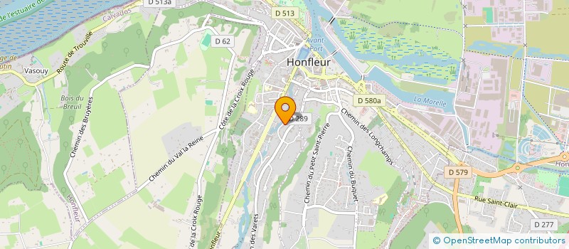 localisation de l'entreprise CONSTANT IMMOBILIER à HONFLEUR