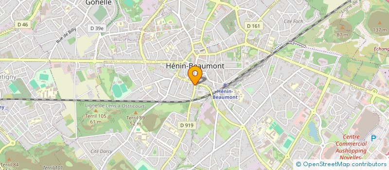 localisation de l'entreprise CONSTANT IMO à HENIN-BEAUMONT