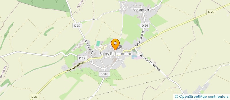 localisation de l'entreprise CONSTANT M FURNITURE  SAINS-RICHAUMONT