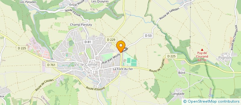 localisation de l'entreprise CONSTANT NT  VIC-LE-COMTE