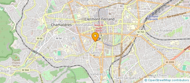 localisation de l'entreprise CONSTANT PERRET  CLERMONT-FERRAND