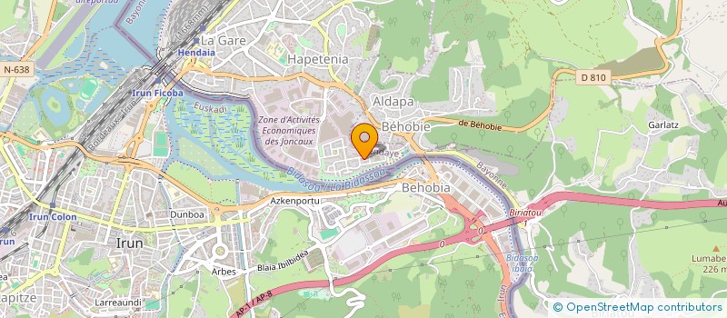 localisation de l'entreprise CONSTANT.S  HENDAYE