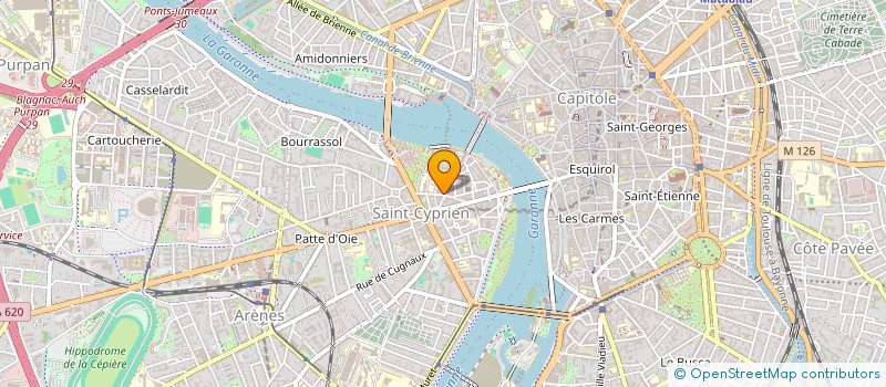 localisation de l'entreprise CONSTANTIAM  TOULOUSE