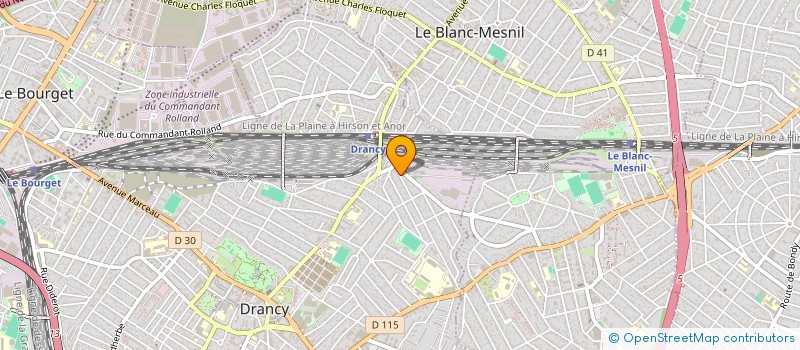 localisation de l'entreprise CONSTANTIN ELECTRICITE à DRANCY