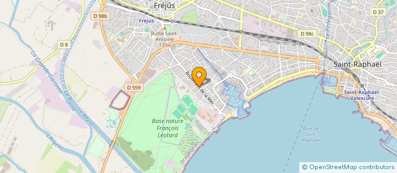 localisation de l'entreprise CONSTANTIN FRERES à FREJUS