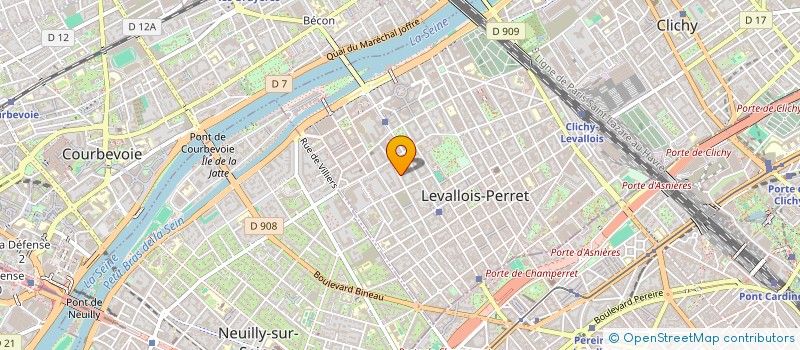 localisation de l'entreprise CONSTANTIN PARTENAIRES à LEVALLOIS-PERRET
