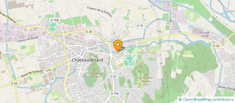 localisation de l'entreprise CONSTANTIN PITRAT à CHATEAURENARD