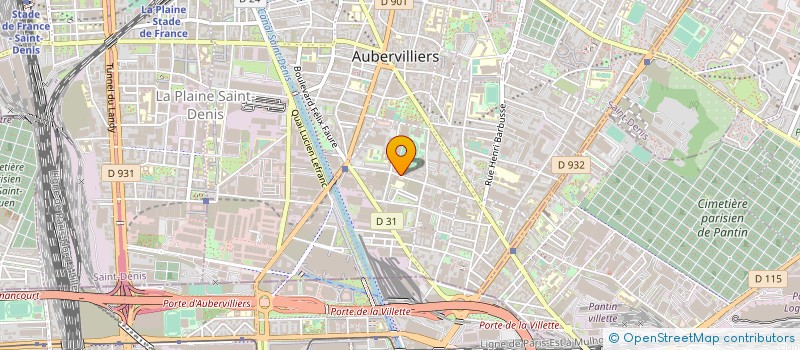 localisation de l'entreprise CONSTANTINBAT à AUBERVILLIERS