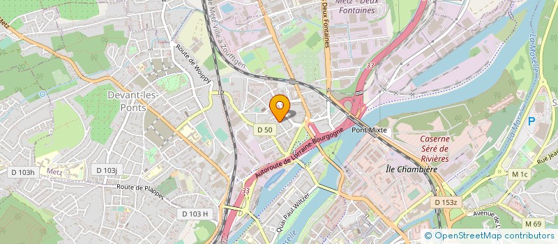 localisation de l'entreprise CONSTANTINO ARCHITECTURE  METZ