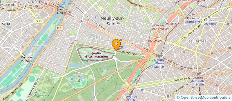 localisation de l'entreprise CONSTEL 1 MAURICE BARRES à NEUILLY-SUR-SEINE