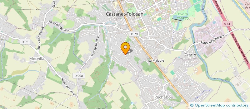 localisation de l'entreprise CONSTELL'ARTE à CASTANET-TOLOSAN