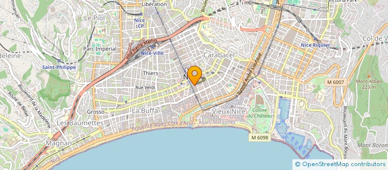 localisation de l'entreprise CONSTELL'PRODUCTIONS  NICE