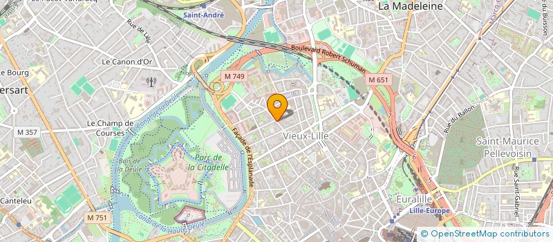 localisation de l'entreprise CONSTELLATION à LILLE