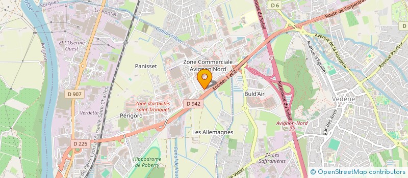 localisation de l'entreprise CONSTELLATION  LE PONTET