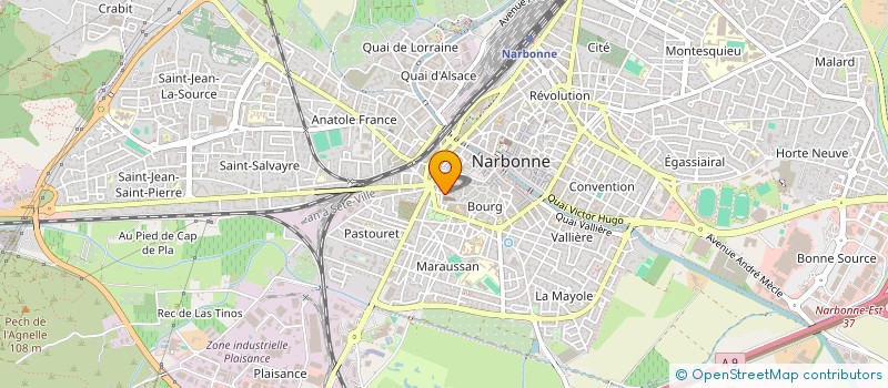 localisation de l'entreprise CONSTELLATION  NARBONNE