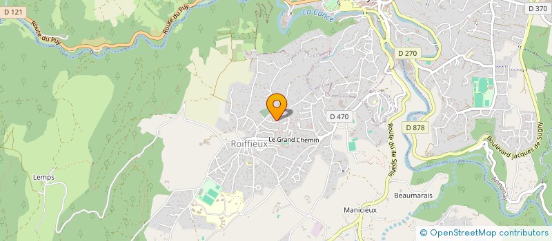 localisation de l'entreprise CONSTELLATION DES VALEURS  ROIFFIEUX