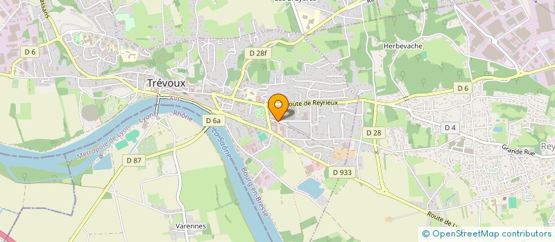 localisation de l'entreprise CONSTELLATION ELSA à TREVOUX