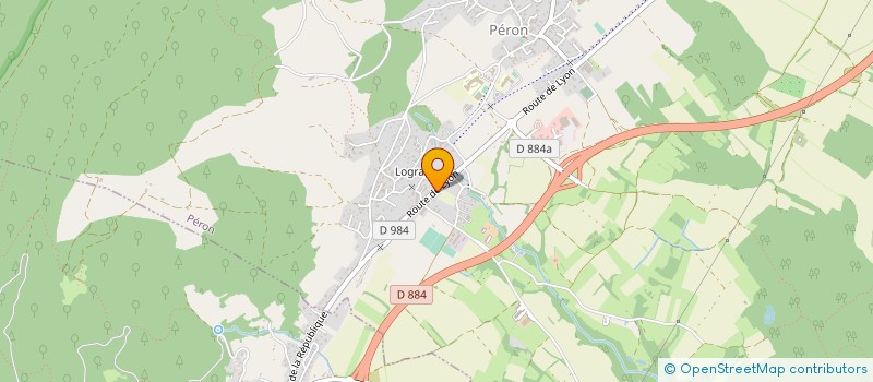 localisation de l'entreprise CONSTELLATION - FRANCE  PERON