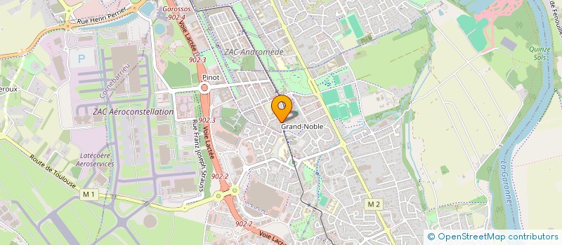 localisation de l'entreprise CONSTELLATION PADEL TENNIS CLUB à BLAGNAC