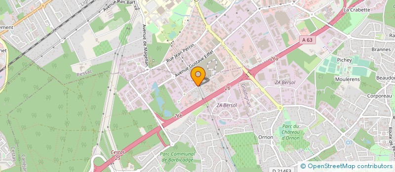 localisation de l'entreprise CONSTELLATION UTILITES SERVICES à CANEJAN