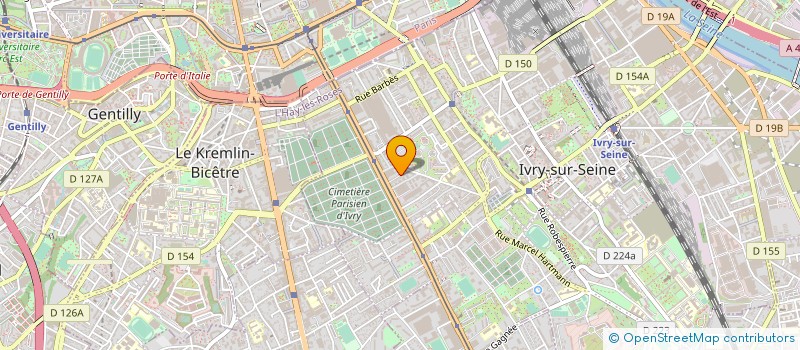 localisation de l'entreprise CONSTELLATIONS  IVRY-SUR-SEINE