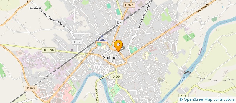 localisation de l'entreprise CONSTELVET  GAILLAC