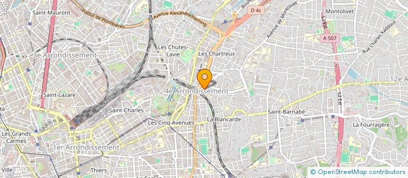 localisation de l'entreprise CONSTENS à MARSEILLE